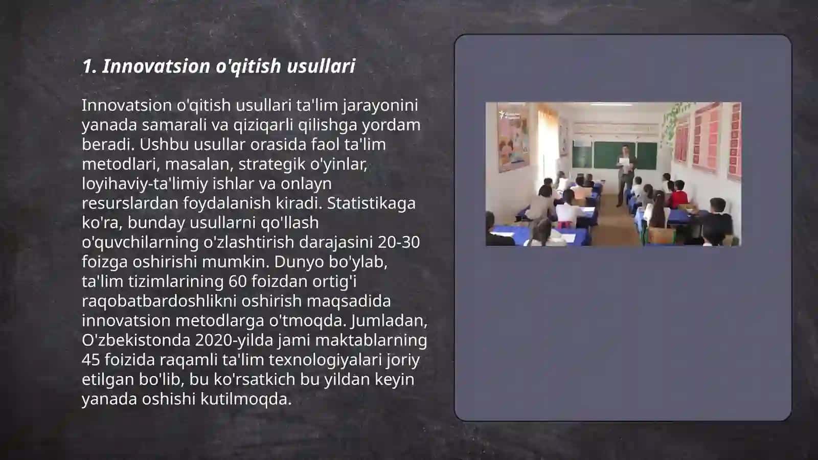 Innovatsion o'qitish usullari 3