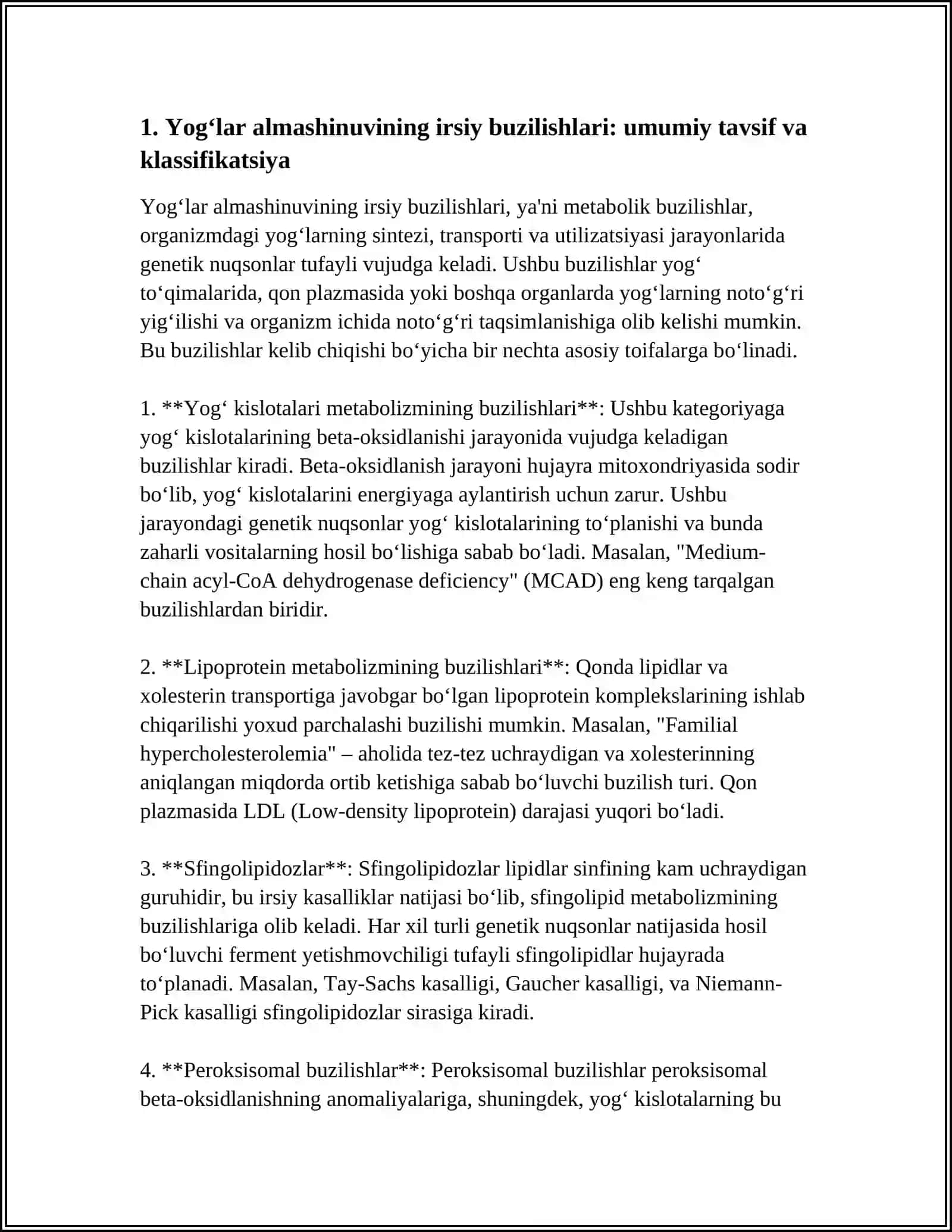 YOG‘LAR ALMASHINUVINING IRSIY BUZILISHLARI 3