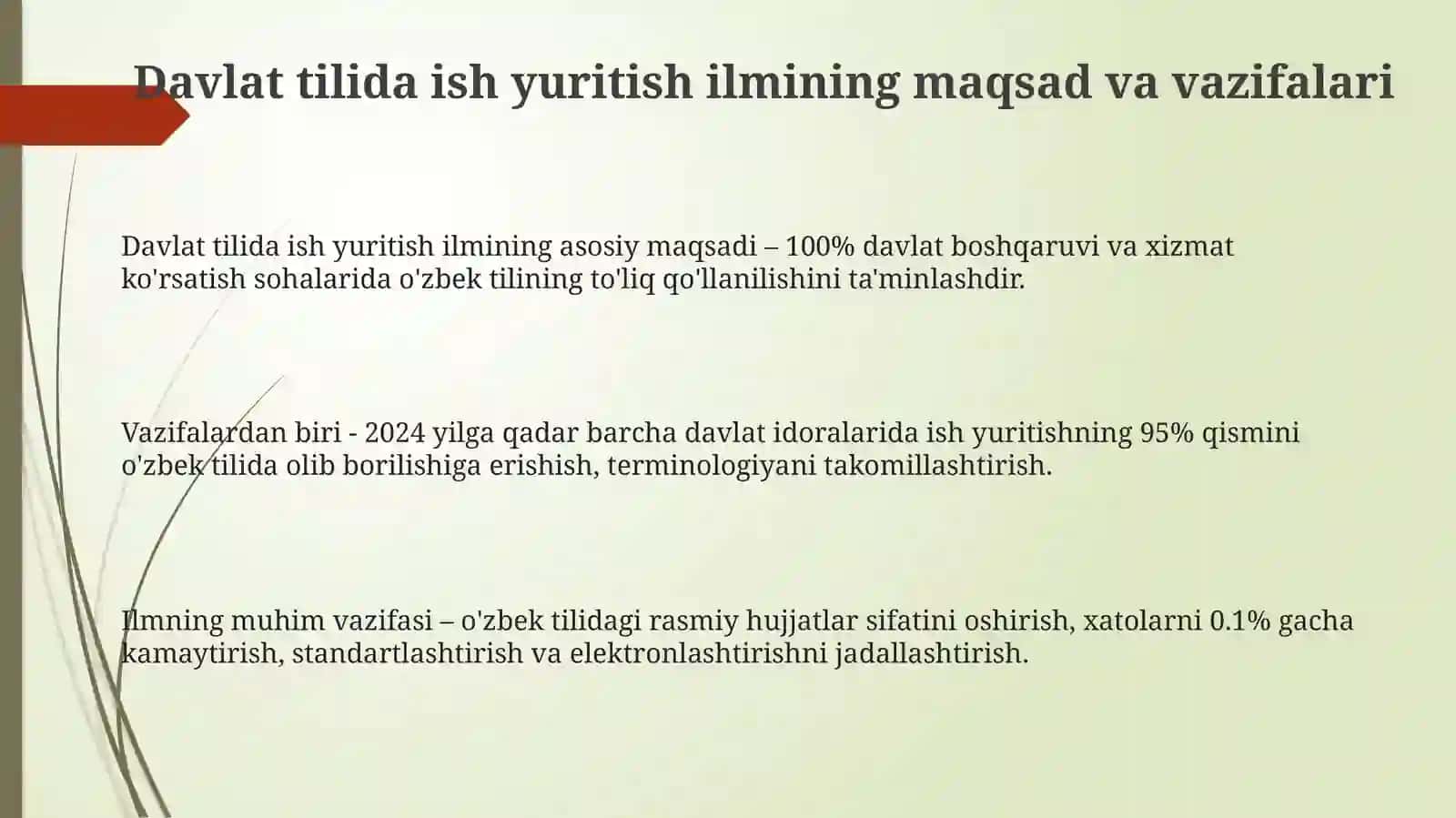 Davlattilidaishyuritishfaniningmaqsadvavazifalari 3