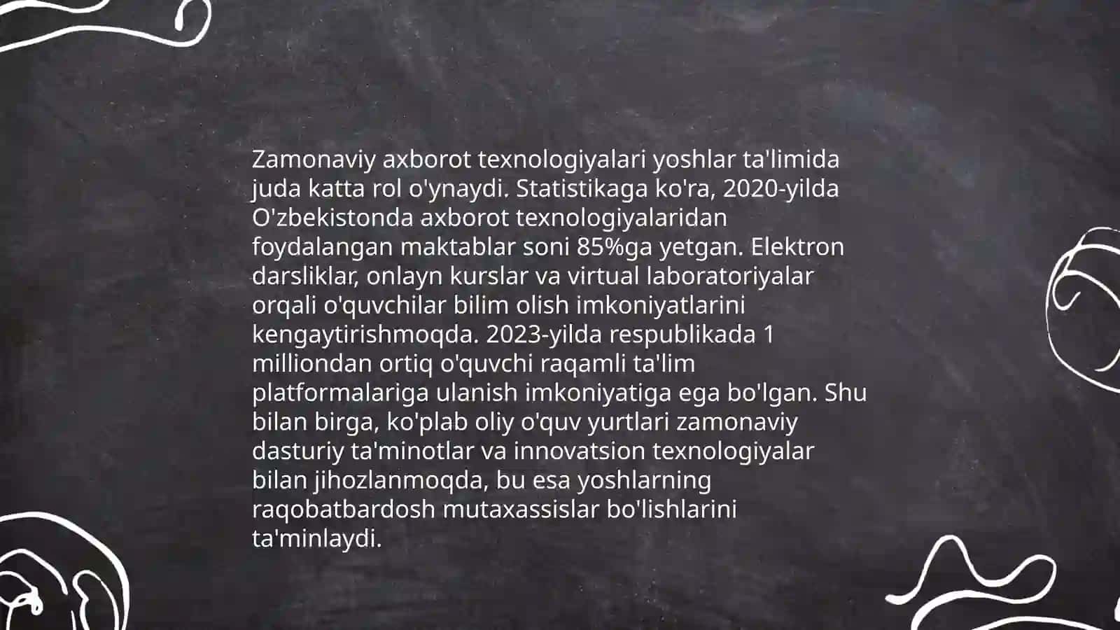 Yoshlar ta'lim tarbiyasida zamonaviy axborot texnologiyalarining o'rni va ahamiyati 3