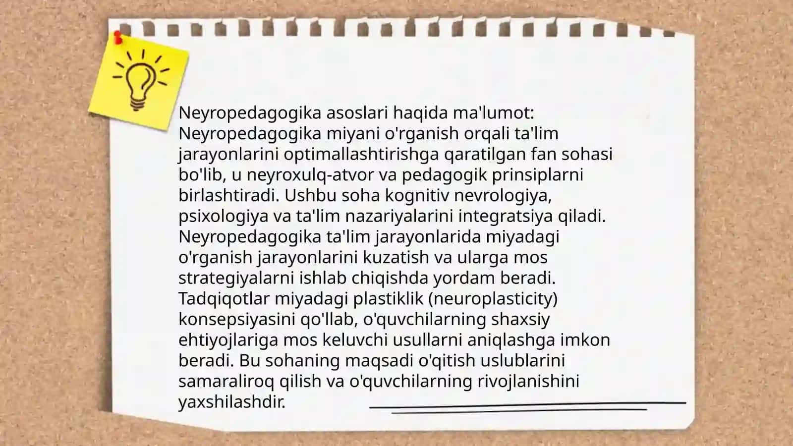 Neyropedagogika va bolaning til borasidagi shakllantirish 3
