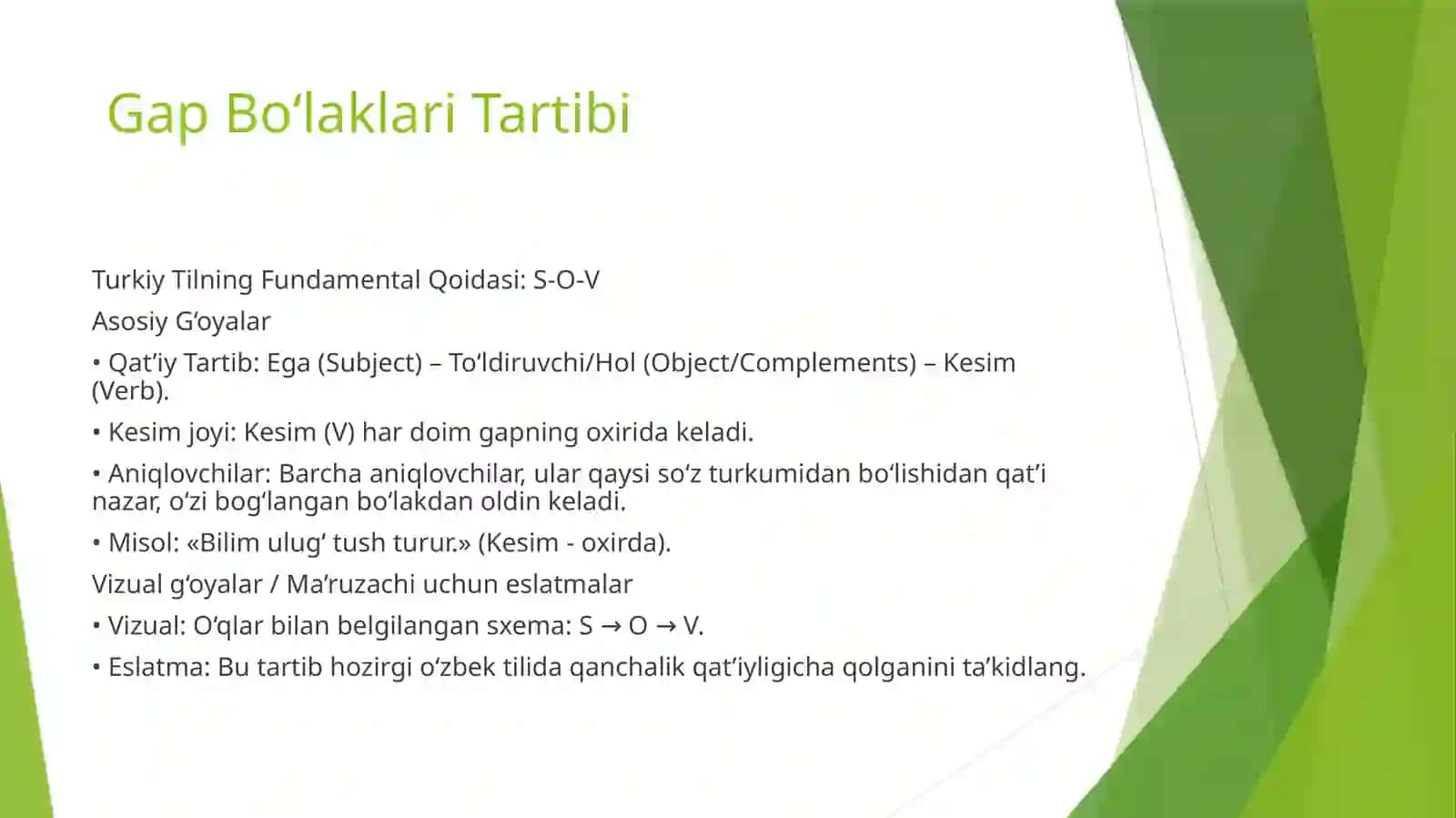 QUTADG‘U BILIG" SINTAKSI: XI ASR TIL QURILISHI 3