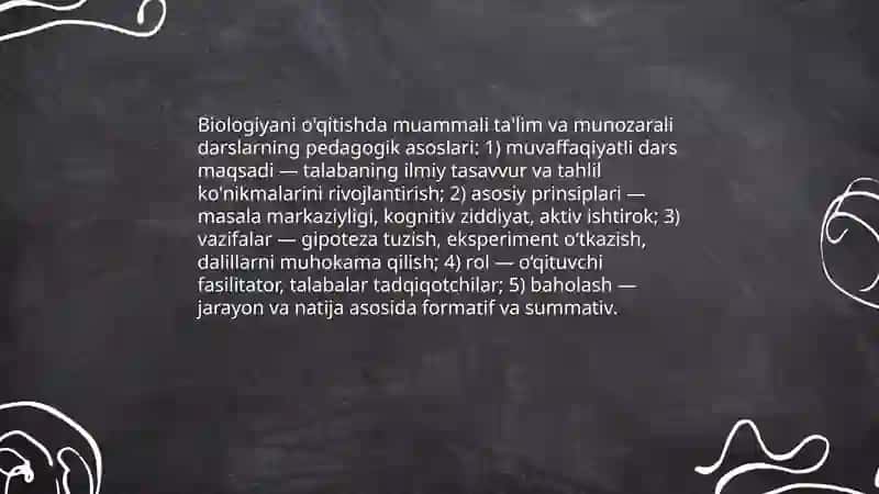 Biologiyani oqitishda muammali talim texnologiasi 3