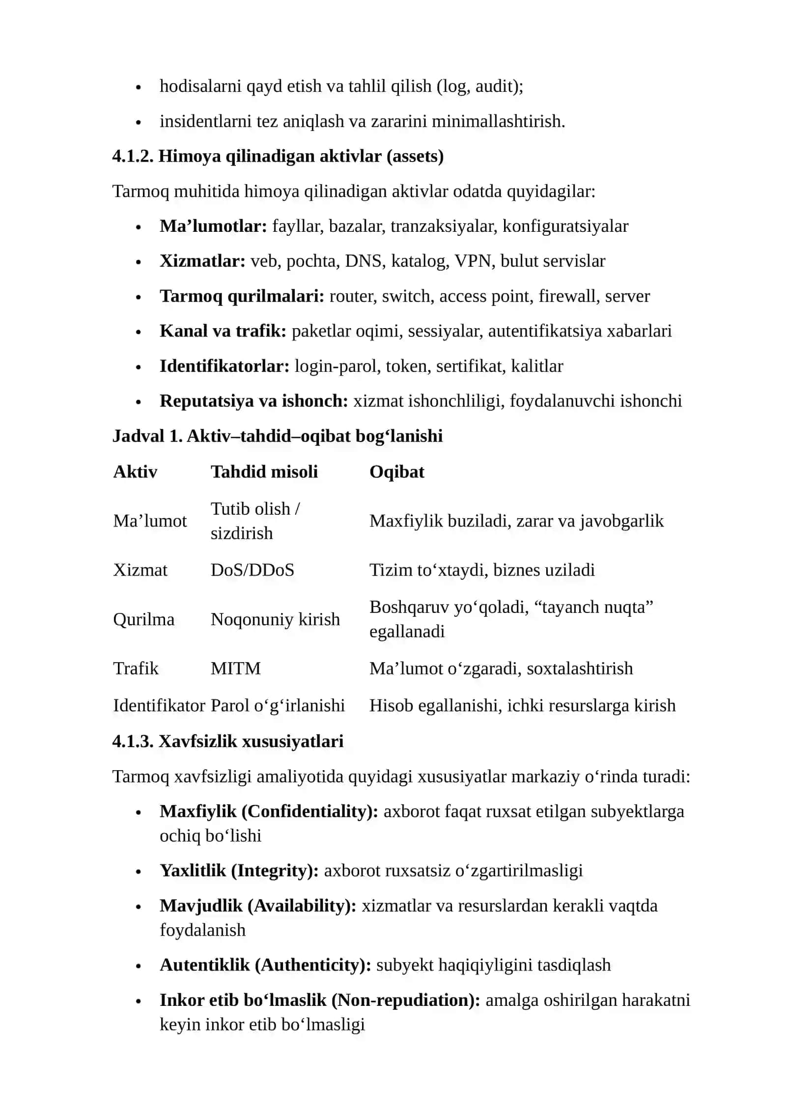 KOMPYUTER TARMOQLARI XAVFSIZLIGINI TA’MINLASH 3
