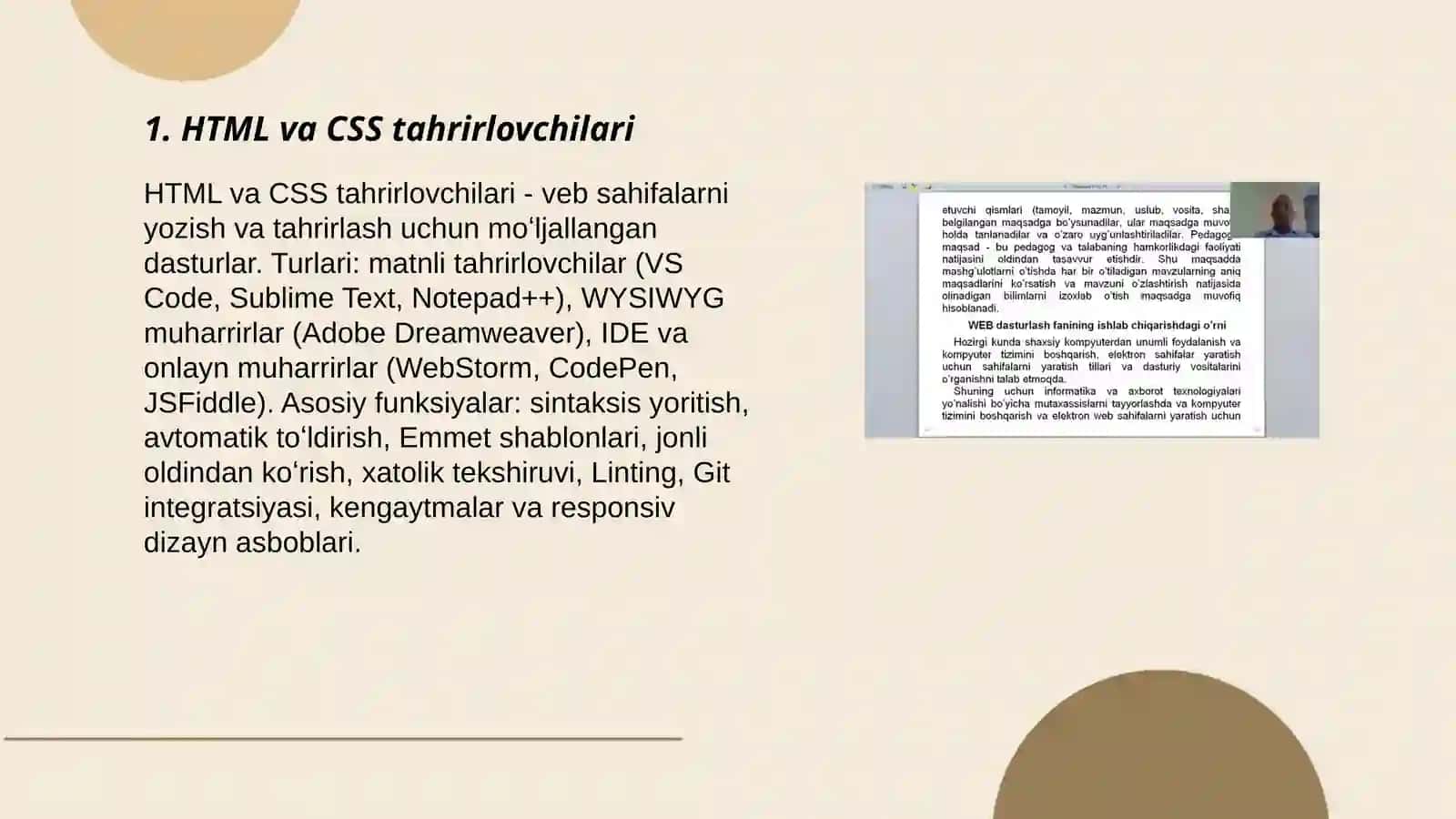 Web saytlar yaratishga yoʻnaltirilgan dasturiy taʼminotlar 3