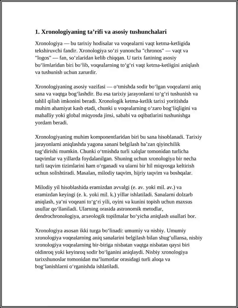 XRONOLOGIYA 3