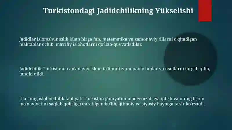 Jadid Ta'lim Islohotlari va Muassasalari 3