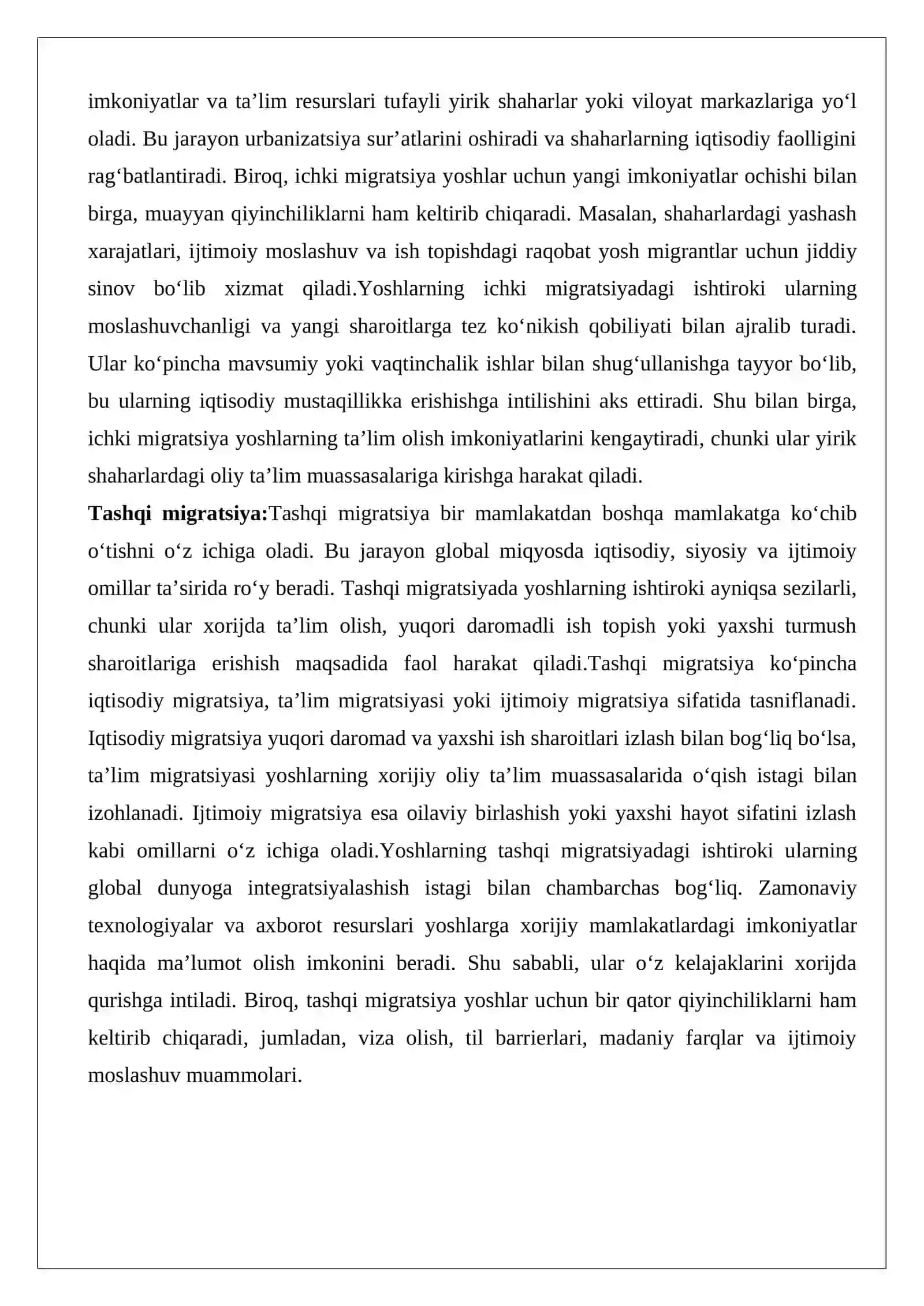 Migratsiya jarayonida yoshlar 3