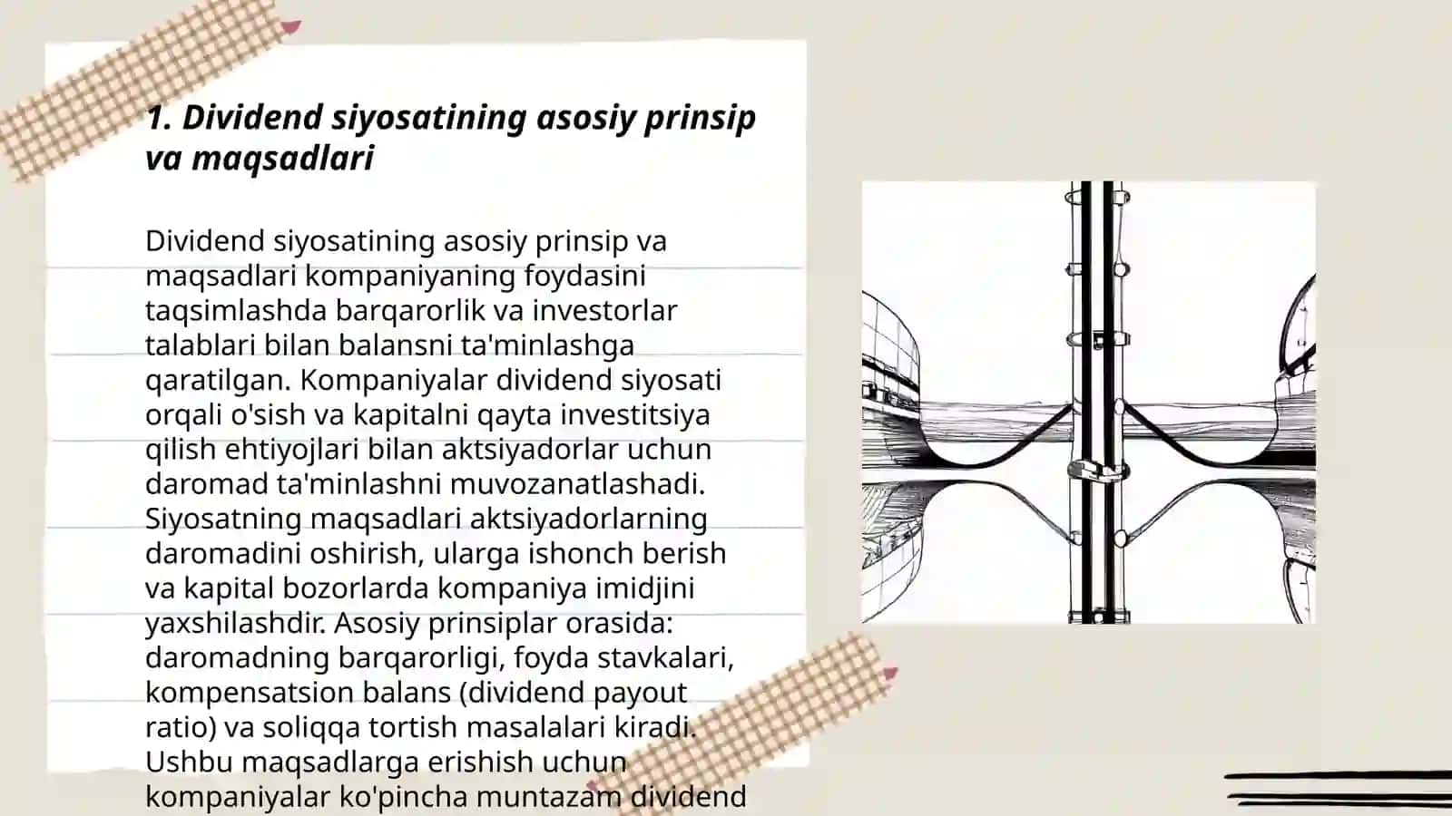Dividend siyosati Korporativ birlashishlar va qoʻshib olishlar 3