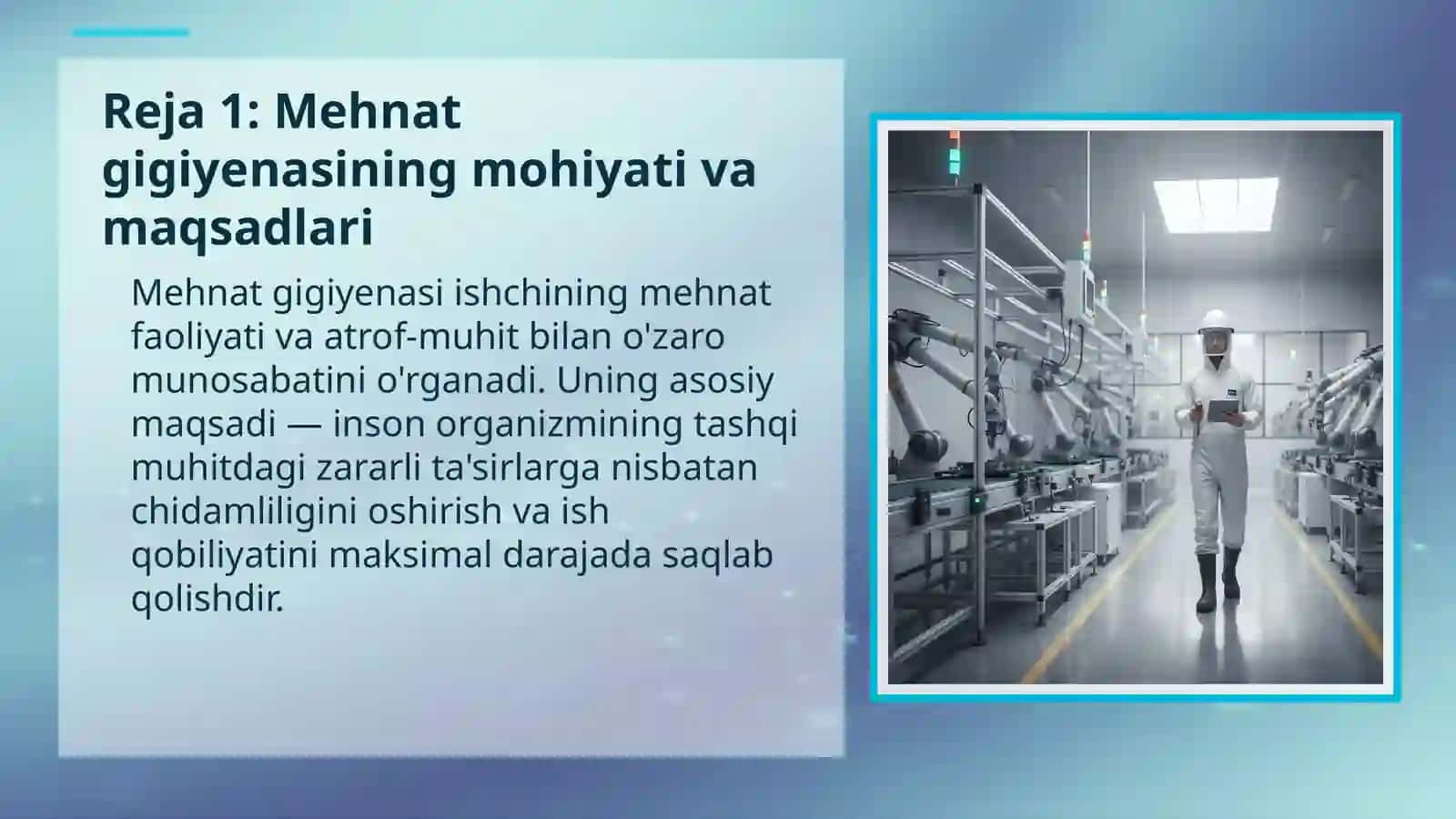 Ishlab chiqarish sanitariyasi va mehnat gigiyenasi 3