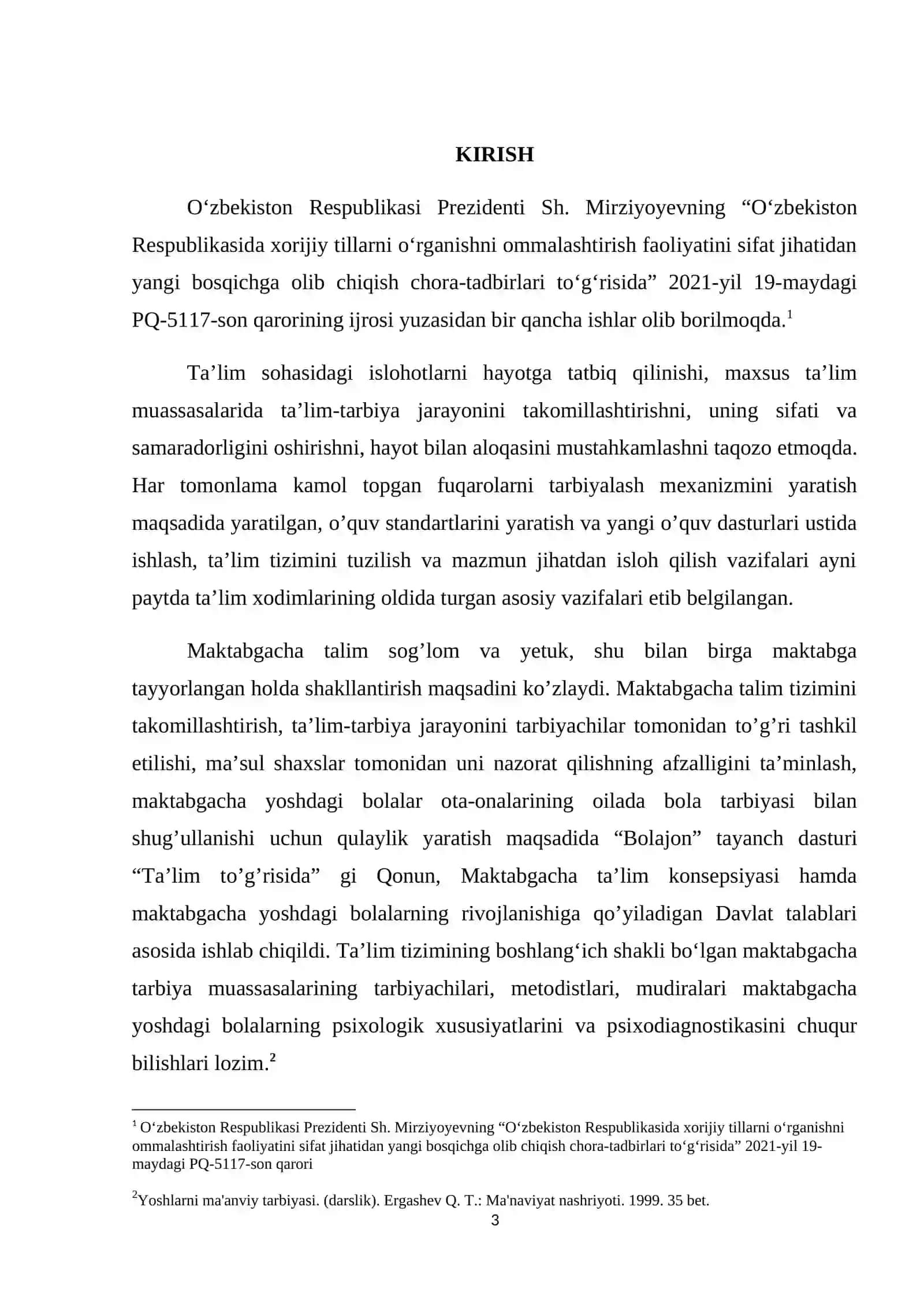 Ingliz tilida hayvonot olamini oʻrgatish ishlanma - loyihasi 3