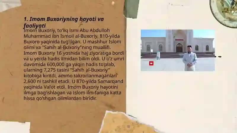 Imom Buxoriy va At Termiziy hadis ilmiga qoshgan hissalari qiyosiy tahlil 3