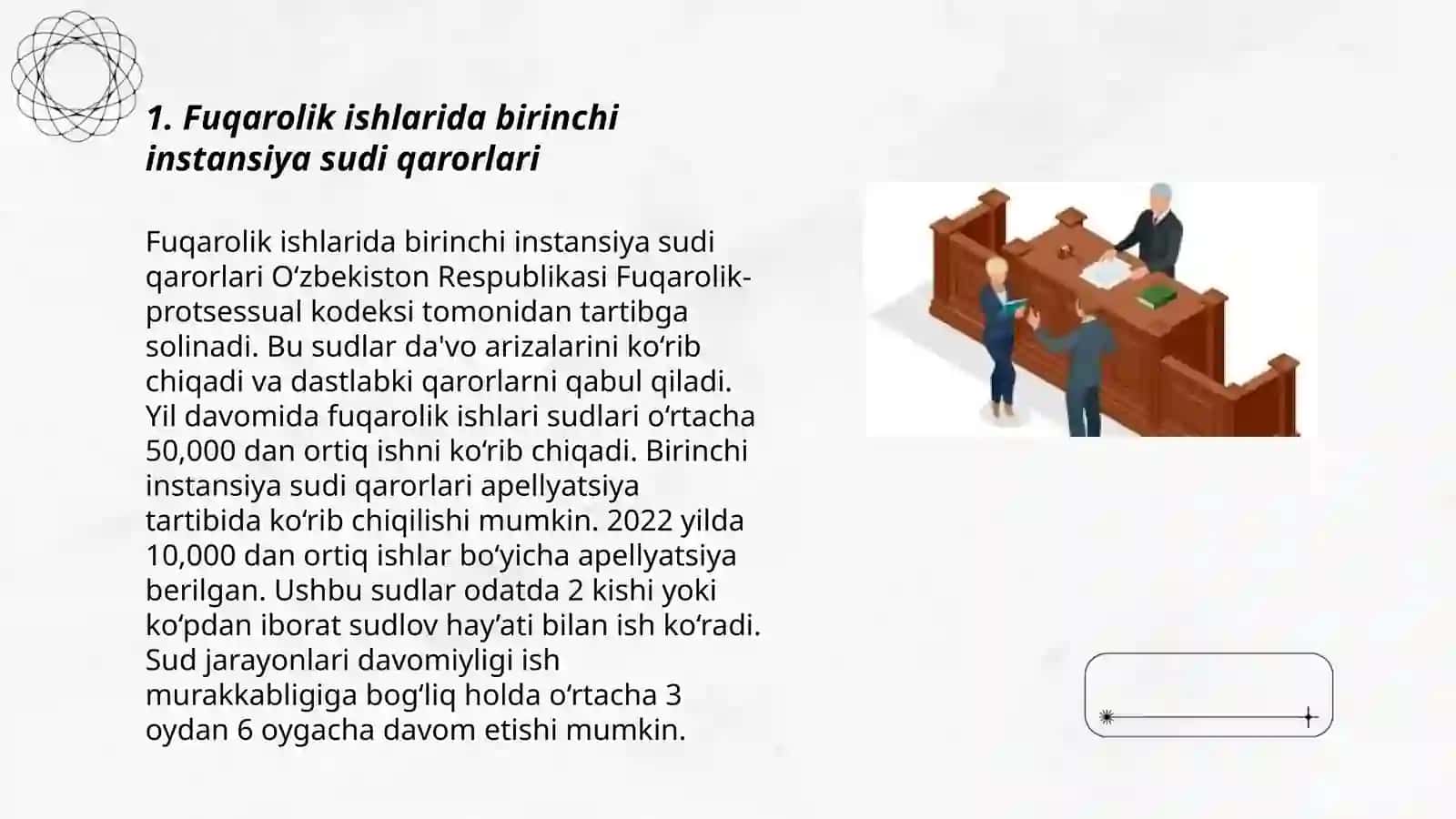 Fuqarolik ishlarida birinchi instansiya sudi qarorlari 3