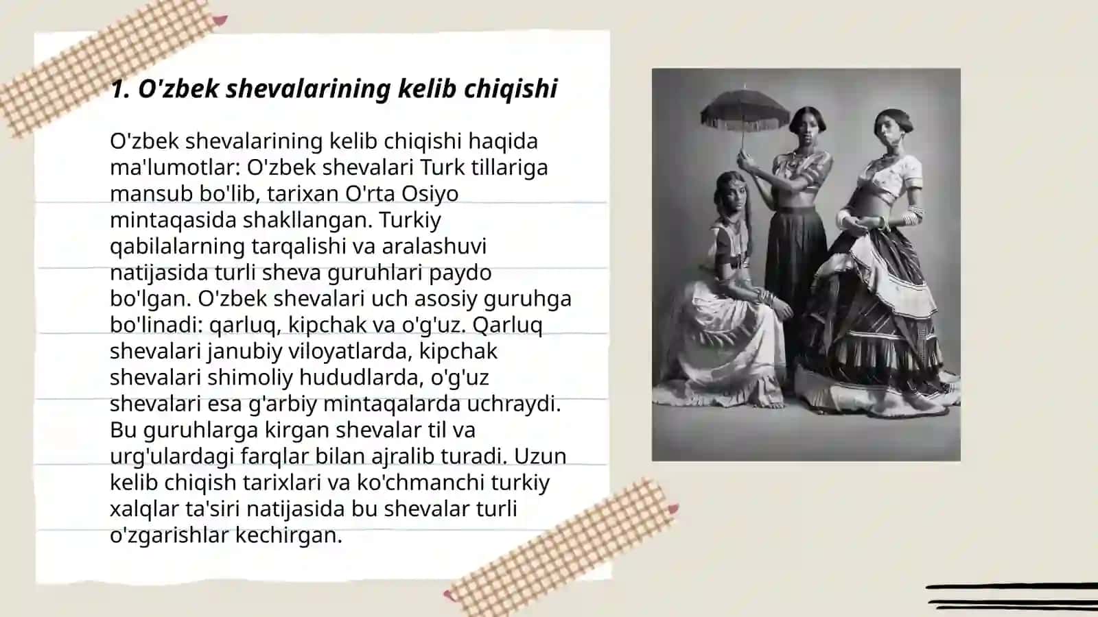 O'zbek xalq shevalarning o'rganilish tarixi 3