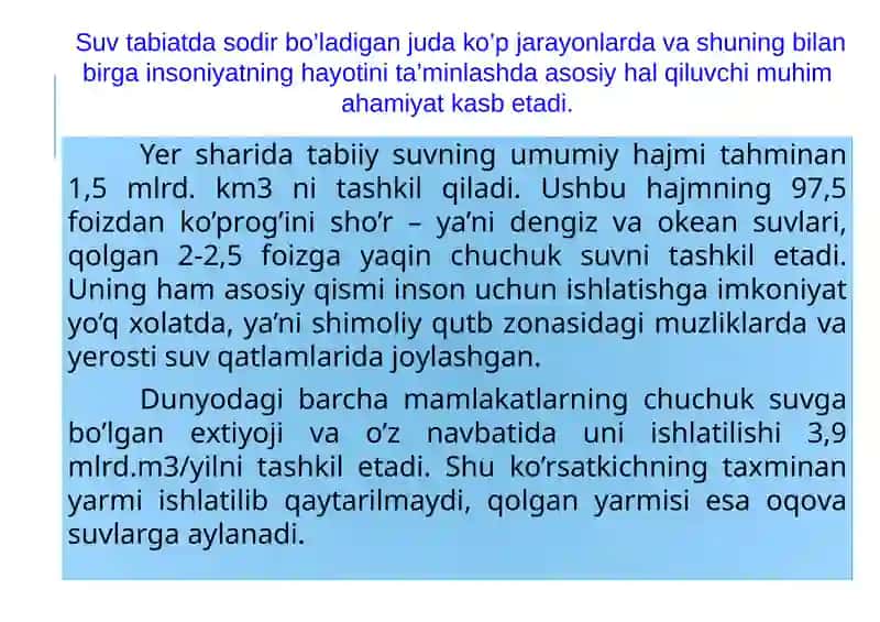 GIDROSFERANI MUHOFAZA QILISH 3