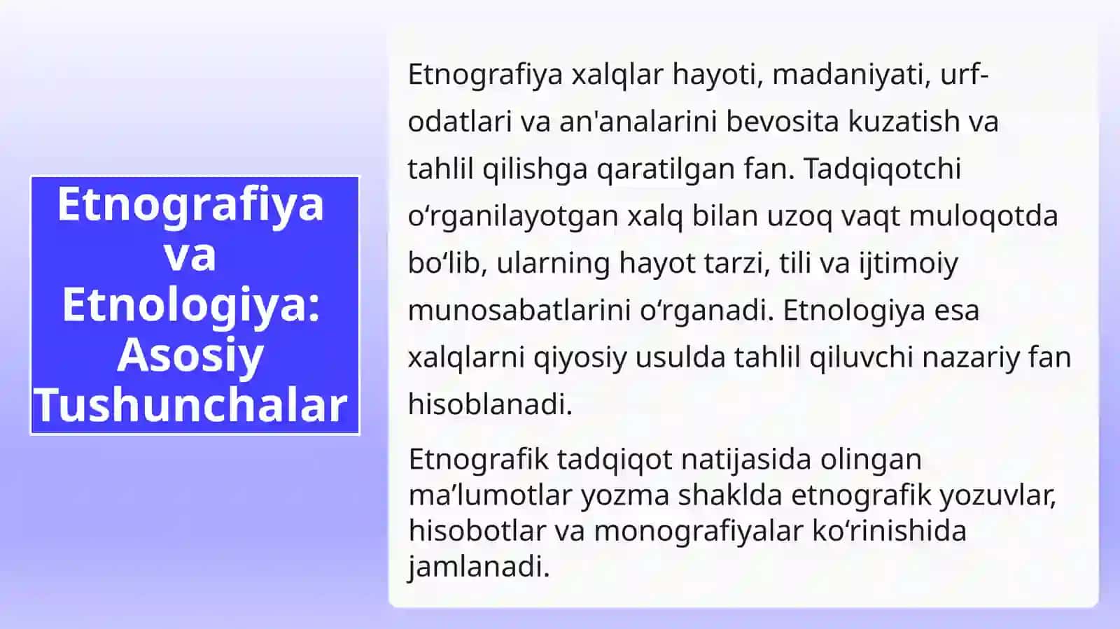 Etnografik Tadqiqot Usullari va Dala Etnografik Ekspeditsiyalarni Tayyorlash 3