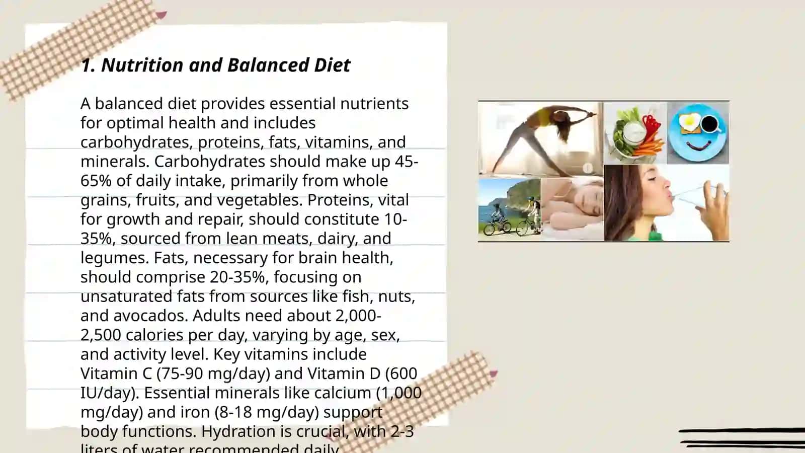 How to develop a healthy lifestyle 3