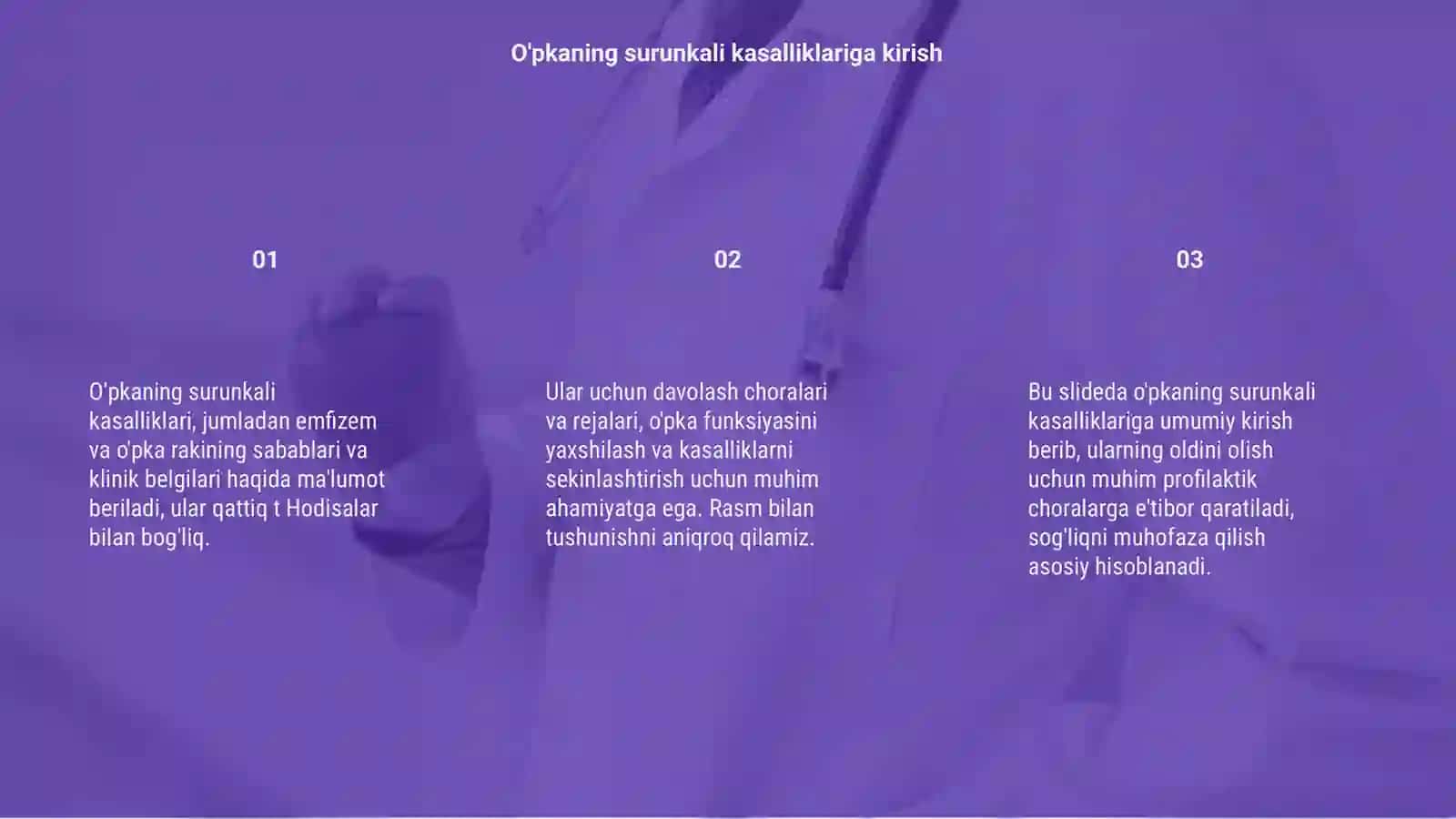O'pkaning surunkali kasalliklari 3