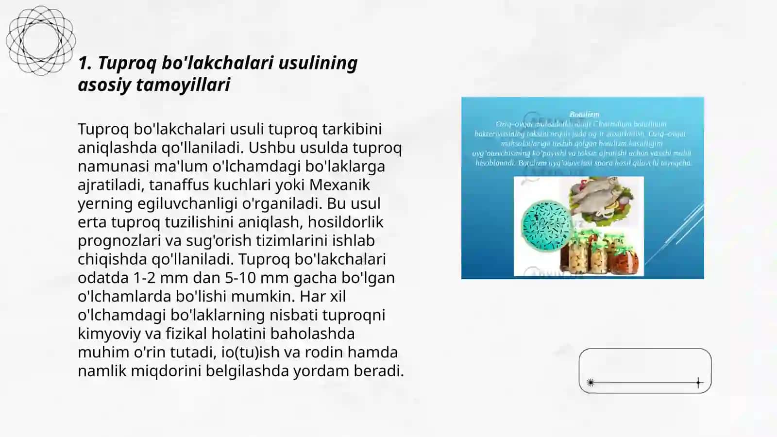 Tuproq bo‘lakchalari usulida azotofiksator mikroorganizmlarni o‘rganish 3