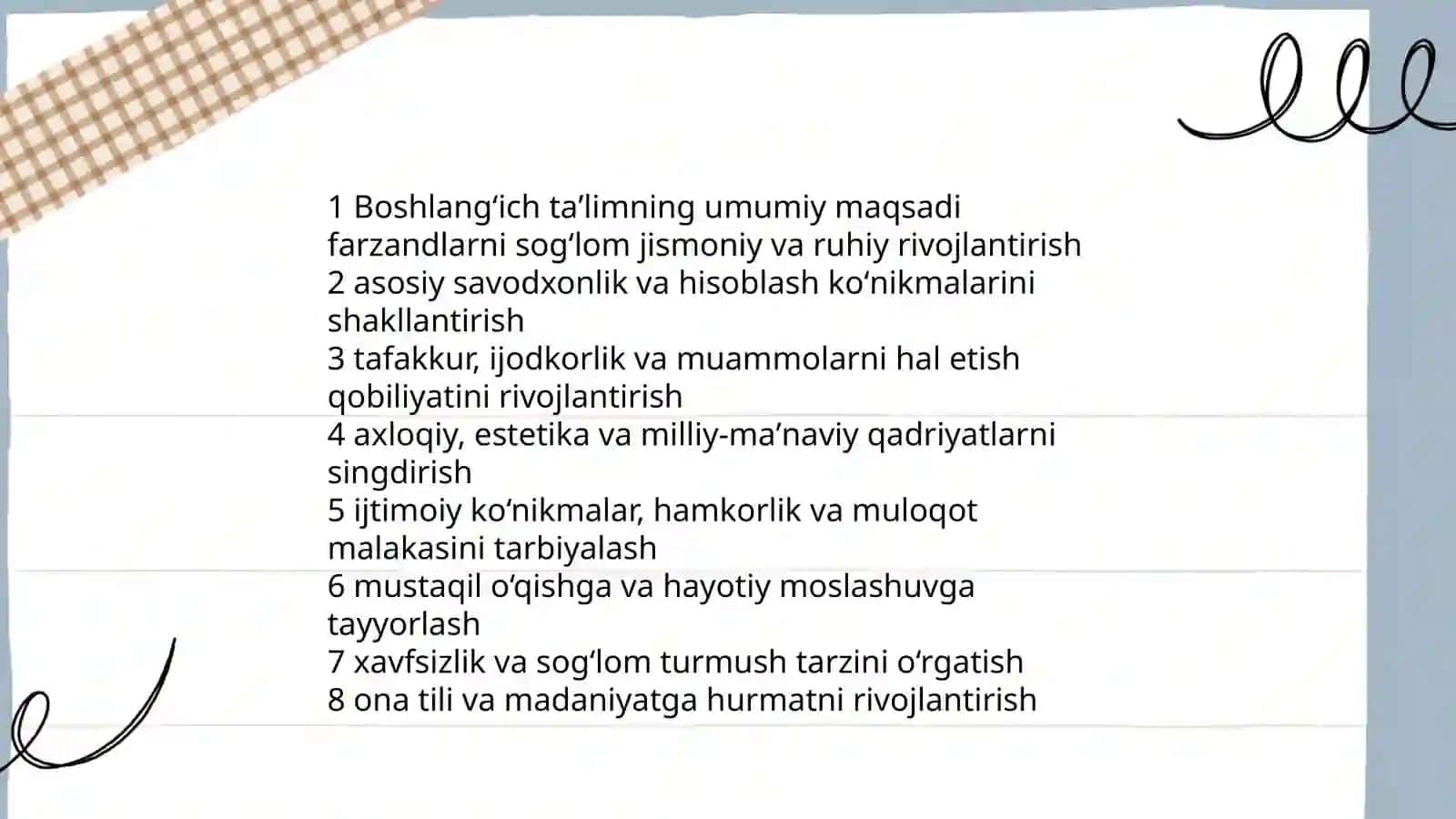 Boshlangʻich taʼlimning maqsad va vazifalari 3