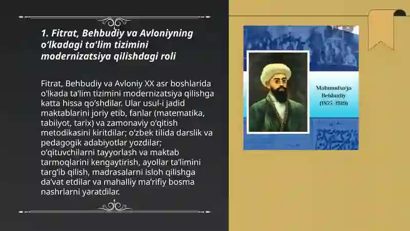 Fitrat Behbudiy Avloniy va boshqalar 3