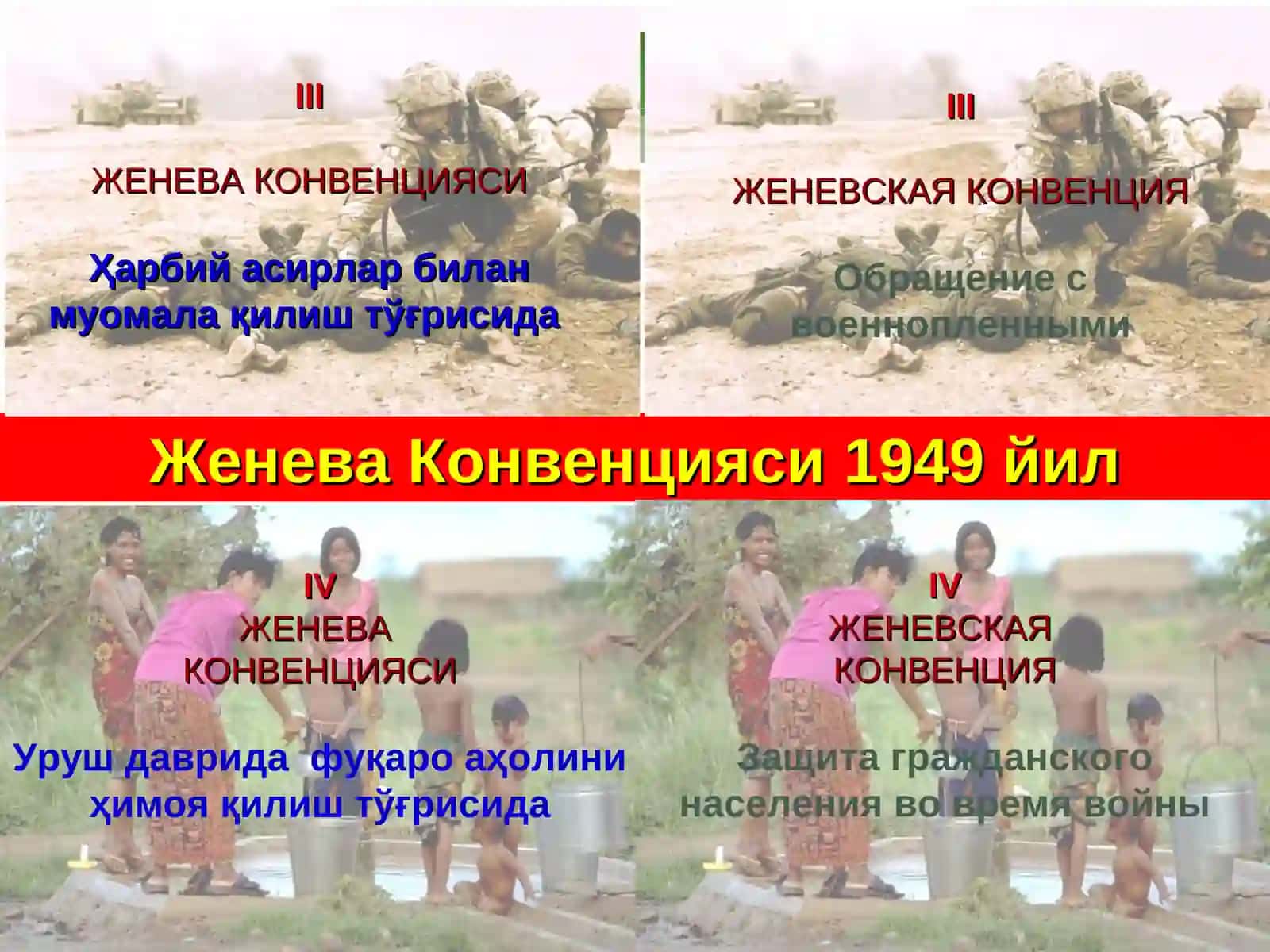 Женева конвенцияларига асосланган халқаро гуманитар ҳуқуқи 3