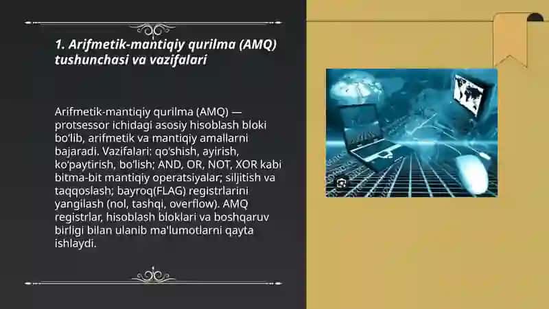 Arifmetik-mantiqiy qurilma 3