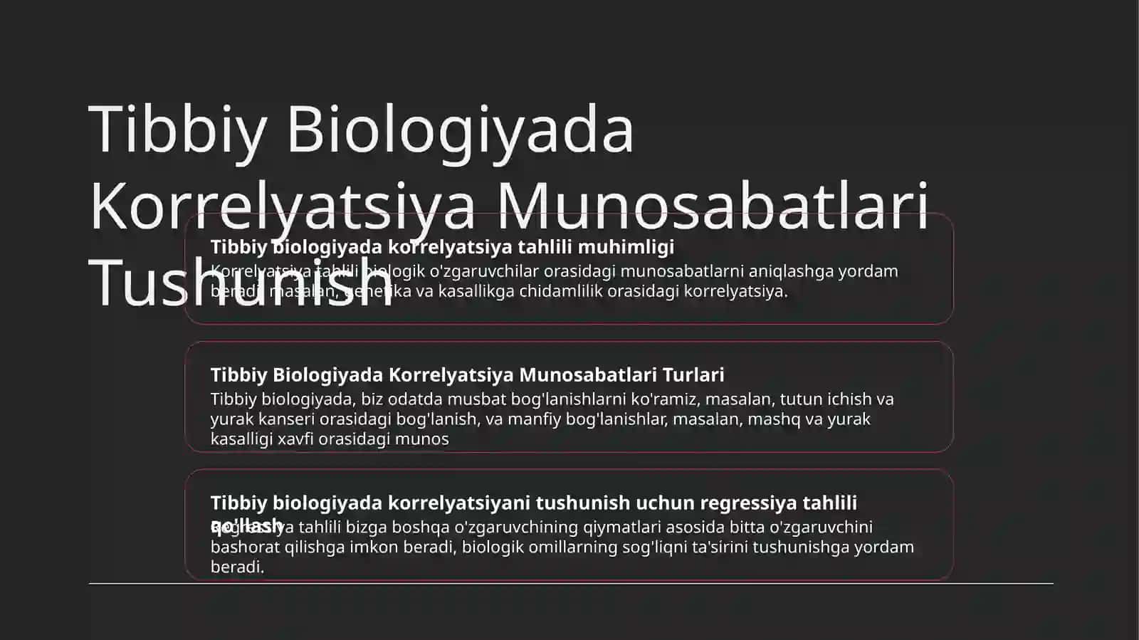 Tibbiy Biologiyada Matematik Statistika Elementlariga Kirish 3