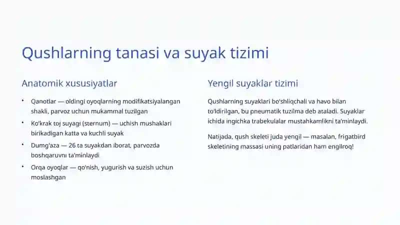 Qushlar Biologiyasi: Hayotning Uchuvchi Moʻjizalari 3