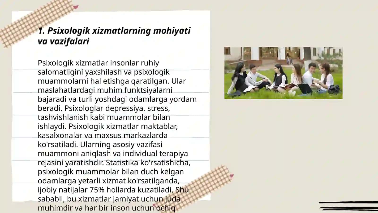 Psixologikxizmatda samarali boshqaruv tizimini shakllantirish bosqichi 3