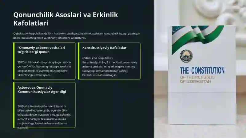 Ommaviy Axborot Vositalarining Faoliyati: Oʻzgarishlar va Muammolar 3