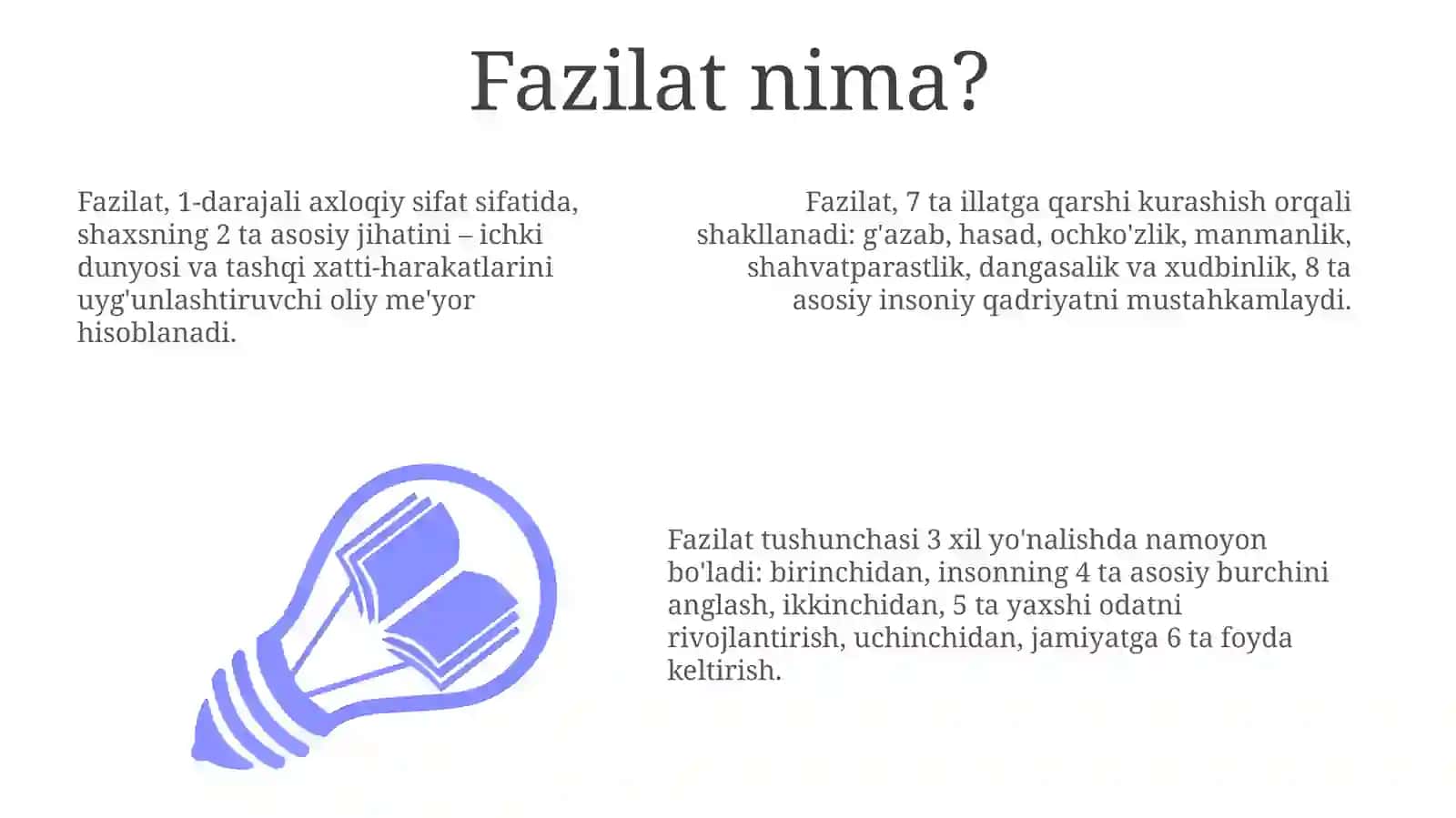 ODOB AXLOQ TUSHUNCHASI FAZILATI 3