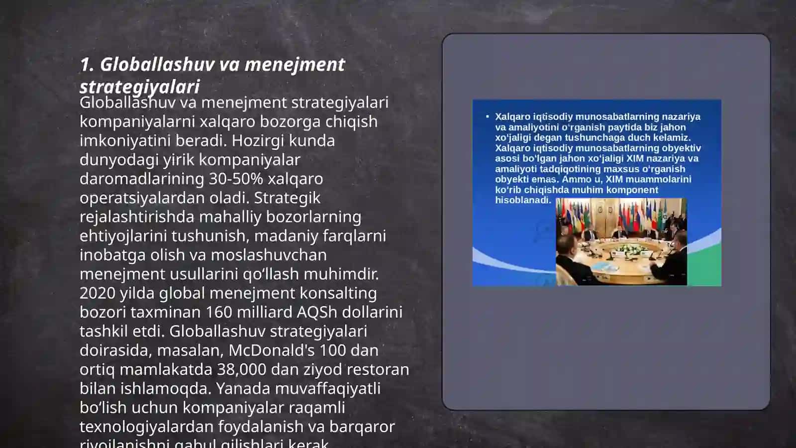 Menejmentning global tendensiyalari va kelajakdagi istiqboli 3