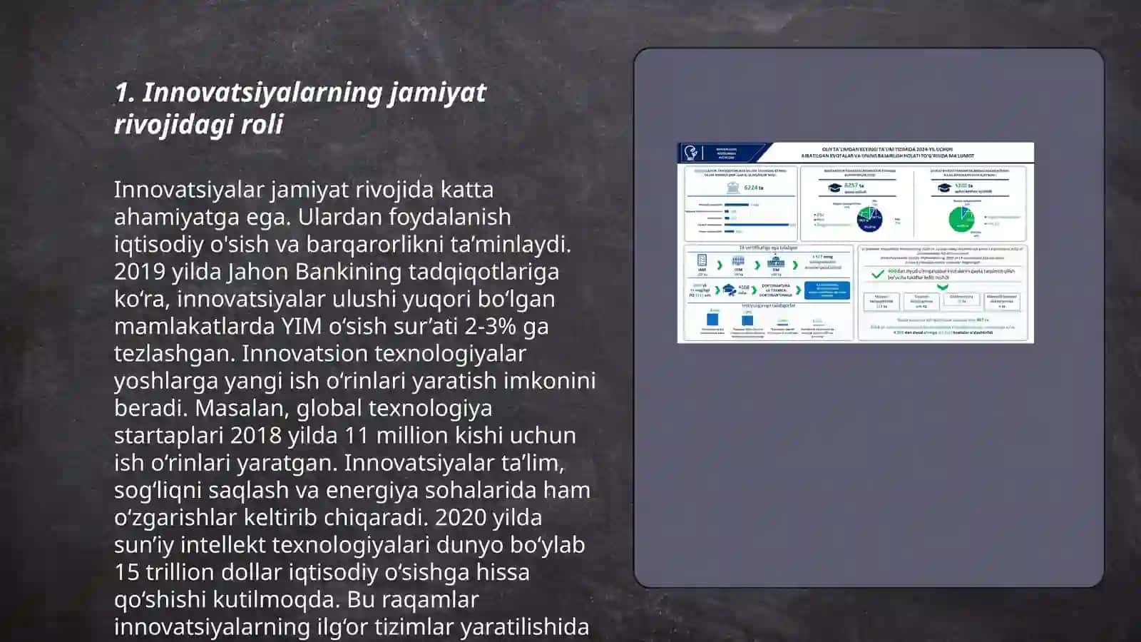 Innovatsiyalar va uning jamiyat taraqqiyotidagi oʻrni 3