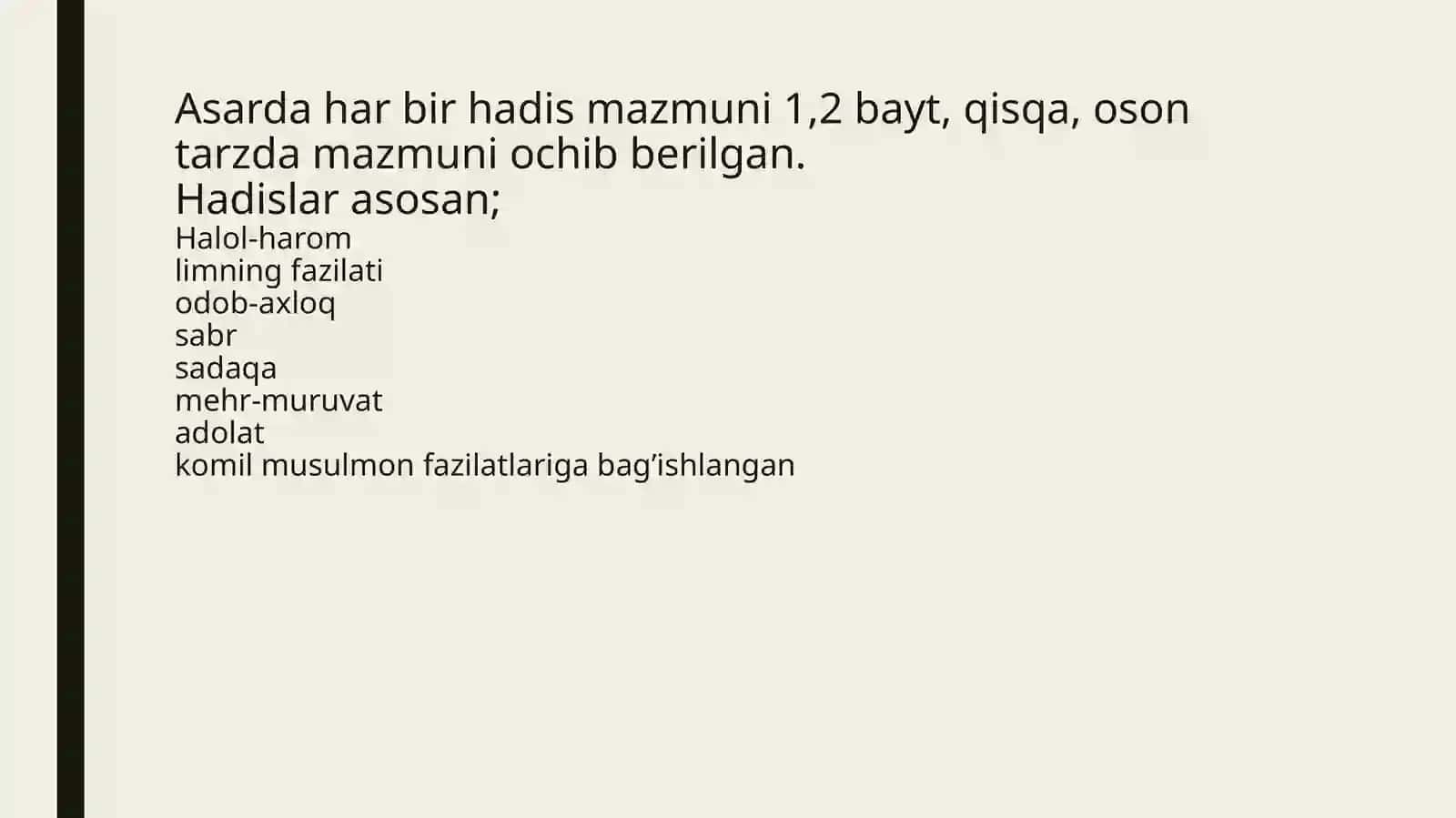Alisher navoiyning “Arba’iyn” asari 3