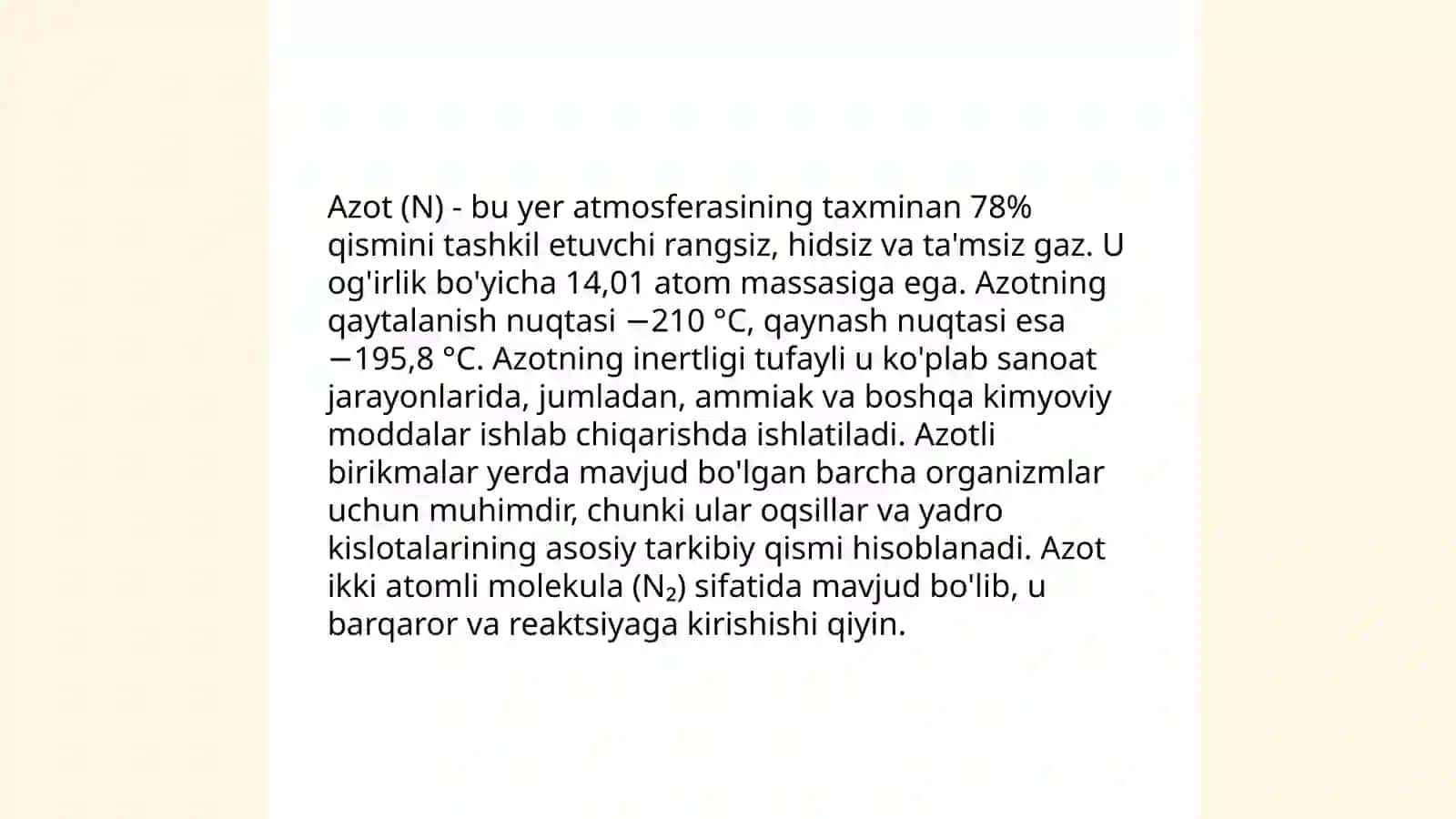 Davriy sistemaning asosiy guppacha V A guruh elementlari 3