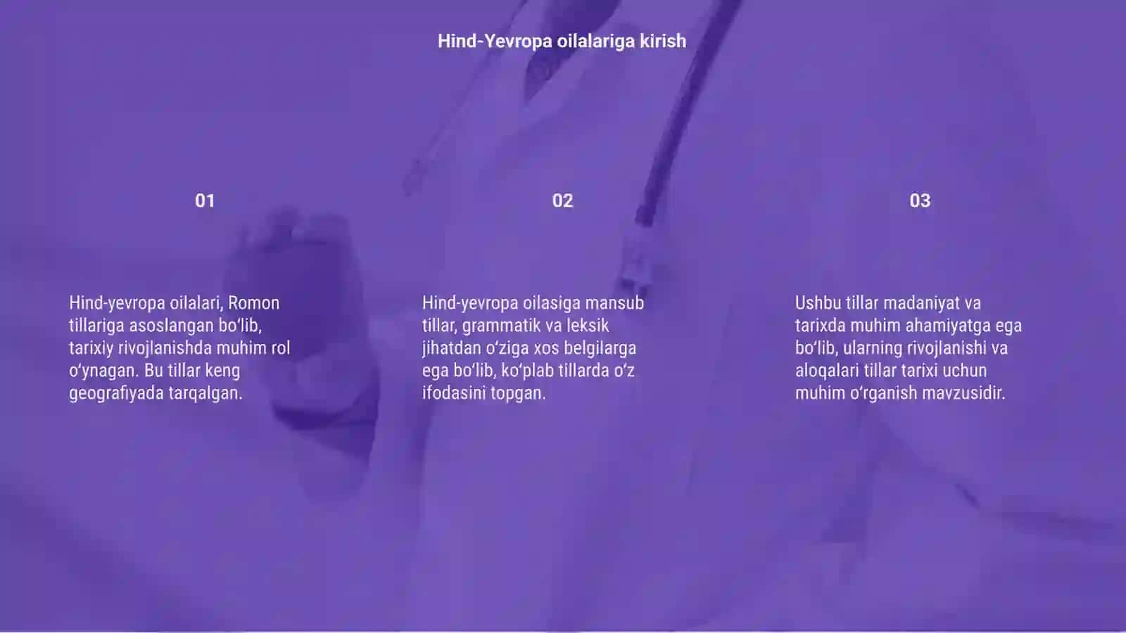Hind-yevropa oilalari Romon tillar 3