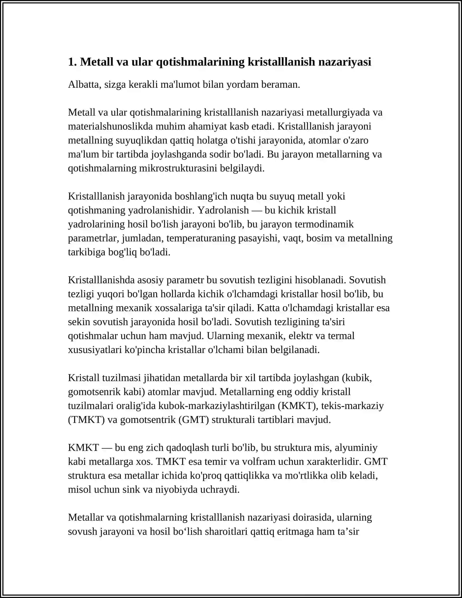 METALL VA ULAR QOTISHMALARNING KRISTALLANISH JARYONI 3