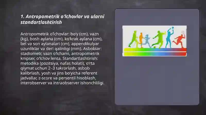 Jismoniy rivojlanishni oʻrganish usullari 3