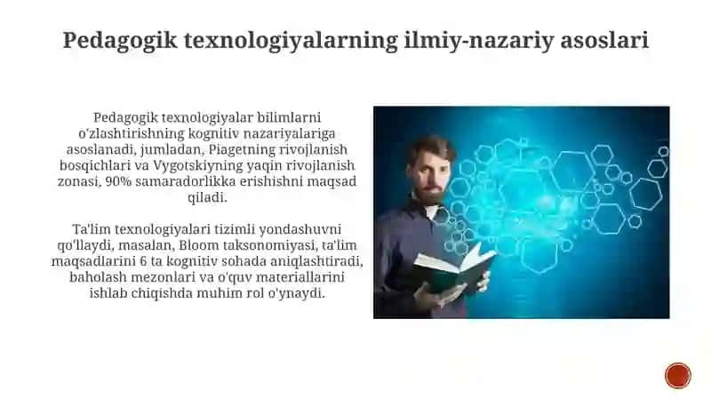 Pedagogik texnologiyalarning ilmiy-nazariy asoslari 3