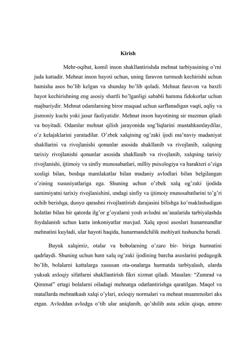 Xalq og’zali ijodi orqali bolalarda mehnatsevarlik hislatlarini tarbiyalash 3