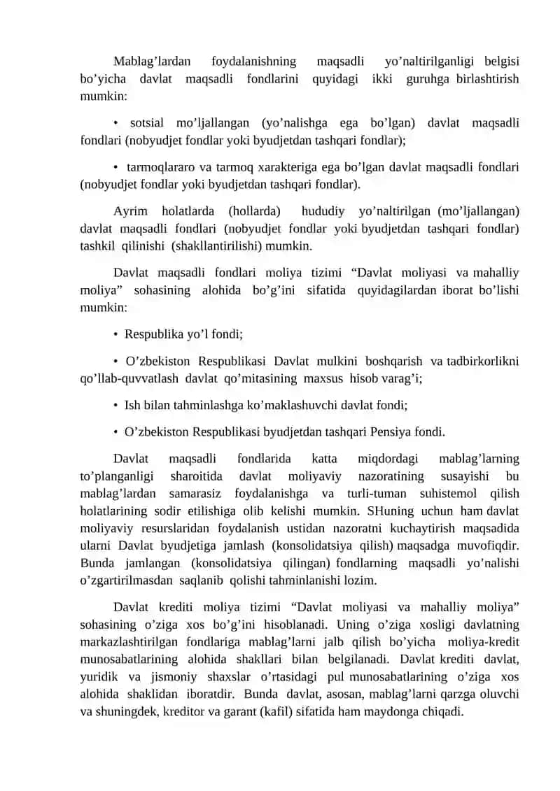 Zamonaviy(amaliy) moliyaviy tizim va moliyaviy oqimlar 3