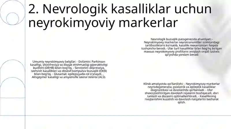 Ruhiy Va Asab Tizimi Kasalliklari Kelib Chiqish Mexanizmlarining Biokimyoviy Aniqlash Yo'Llari 3