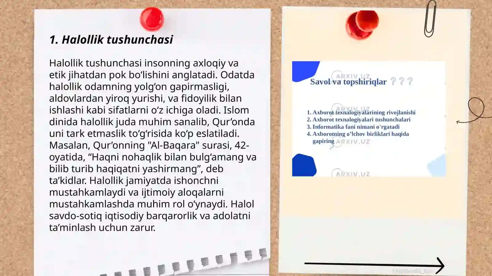 Halollik tushunchasi 3