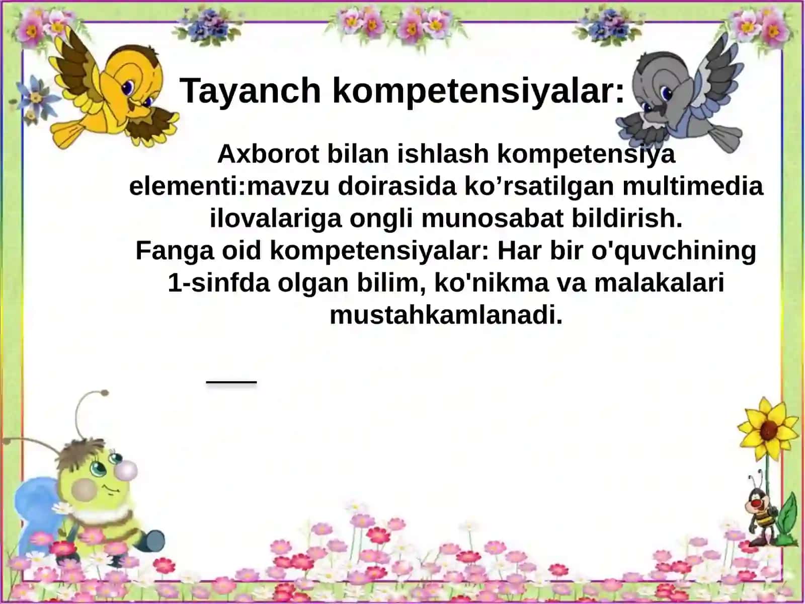 15--maktab, 11-sonli IDUMning boshlang’ich sinf o’qituvchisi[]aning 3