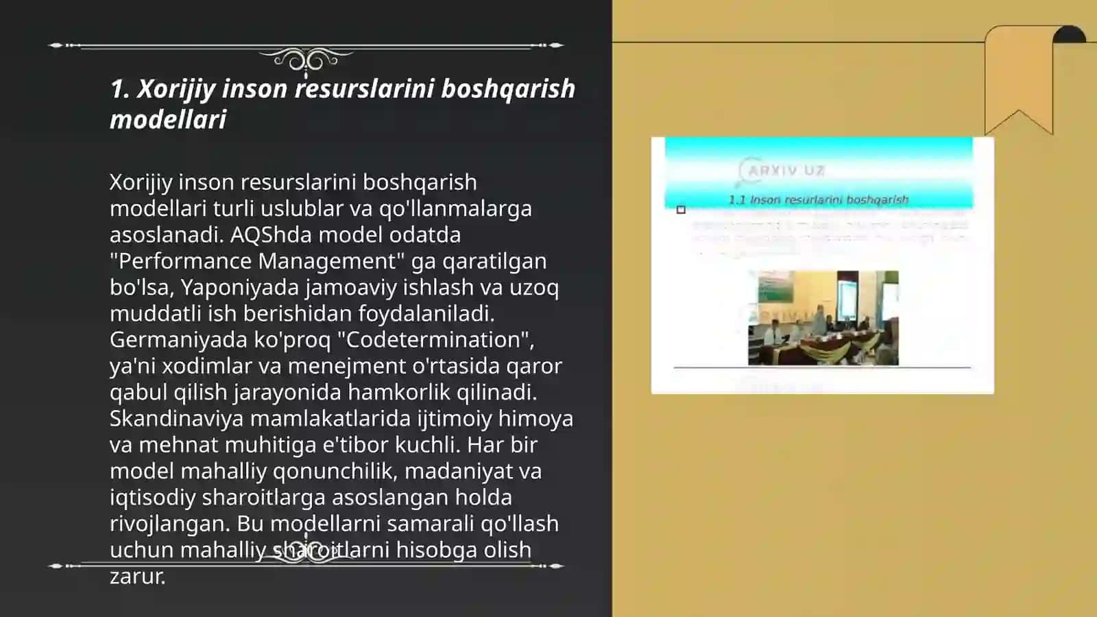 Xorijiy inson resurslarini boshqarish modellari 3