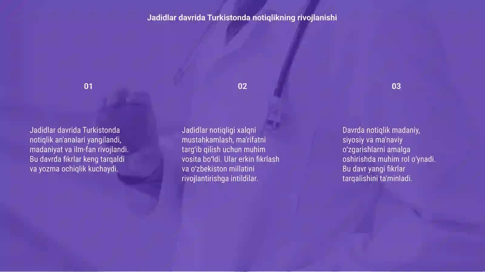 Jadidlar davrida Turkistonda notiqlik davri 3
