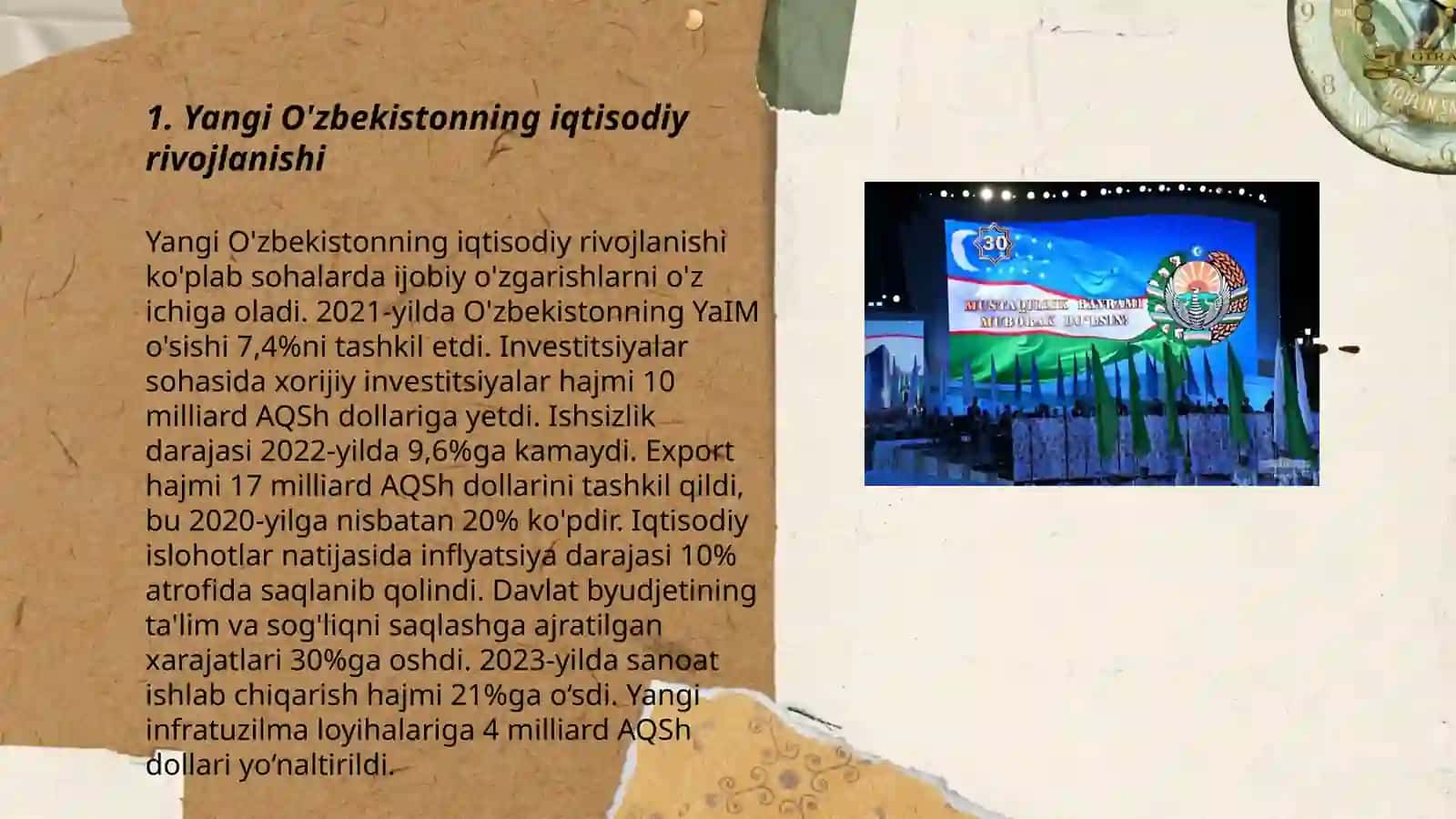Yangi O'zbekistonning iqtisodiy rivojlanishi 3