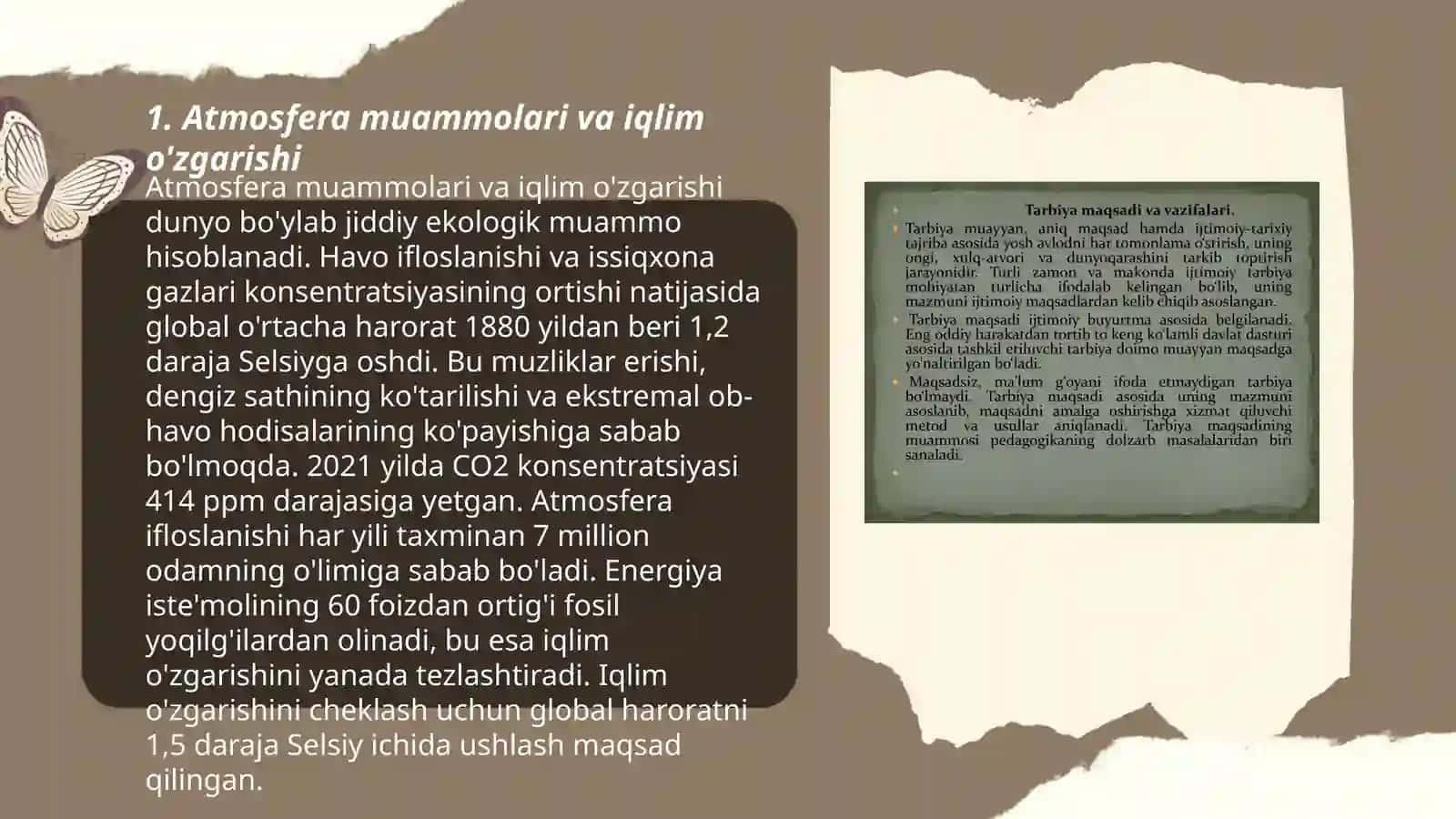 Umumiy tabiiy geografiyaning asosiy muammolarini tahlil qilish 3