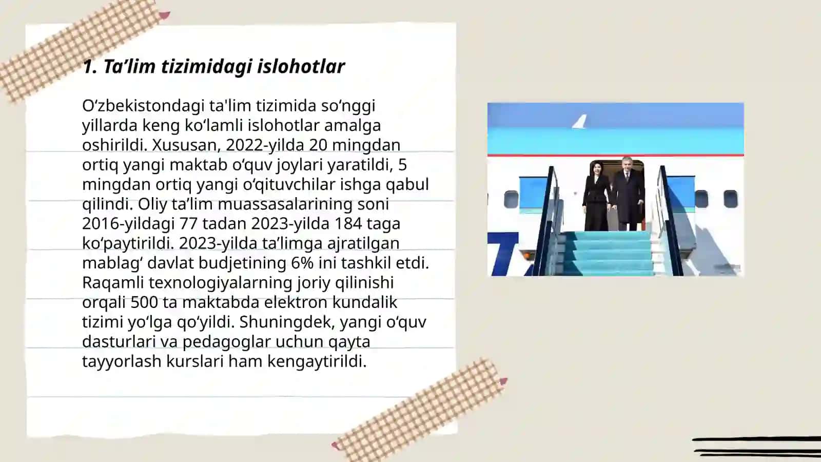 Ta’lim Tizimidagi Islohatlar 3